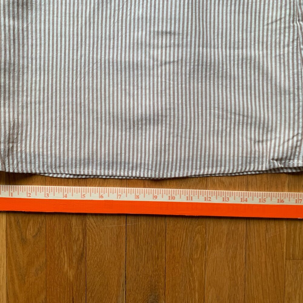 Altar'd State Striped Dress Womens Small Tan and White - Picture 7 of 15